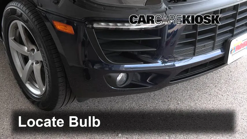 2018 Porsche Macan 2.0L 4 Cyl. Turbo Éclairage Feu antibrouillard (remplacer l'ampoule)